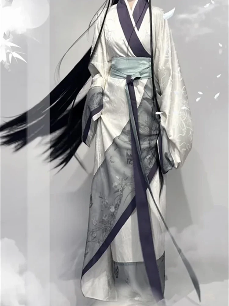 

Original Song Dynasty Hanfu Women's Handover Collar Full Waist Ancient Chinese Traditional Clothing Women Hanfu Suit 3 Piece Set