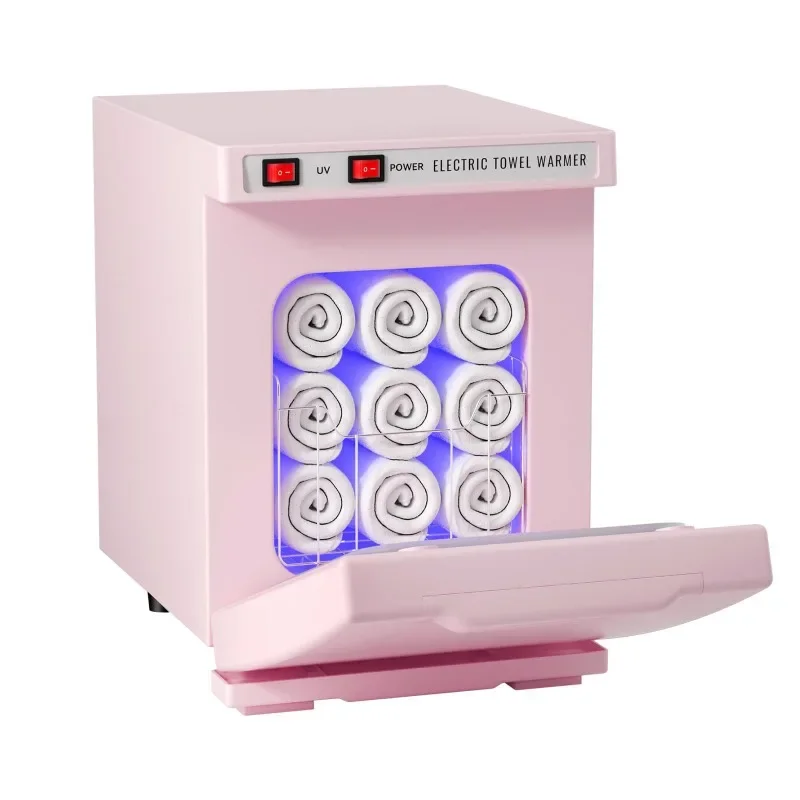 

Beauty salon towel heating cabinet