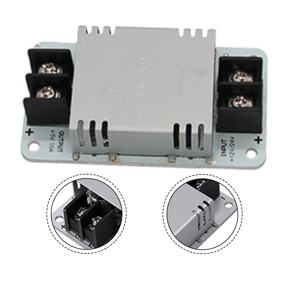 12V/24V To 5V10A DC Power Converter Step-down Transformer For Low Power Devices Regulator Step Down Voltage Supply Reducer