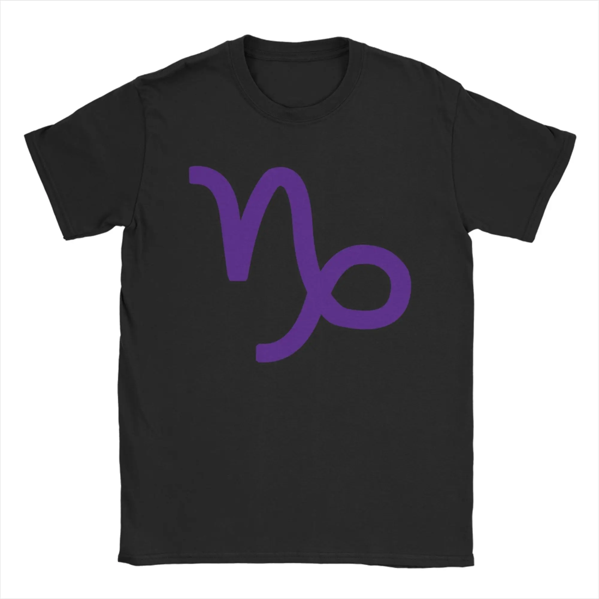 Men's T-Shirt Gamzees Makaras Capricorn Purple Homestucks Cotton Tee Shirt Short Sleeve  T Shirt Crew Neck Clothing Big Size