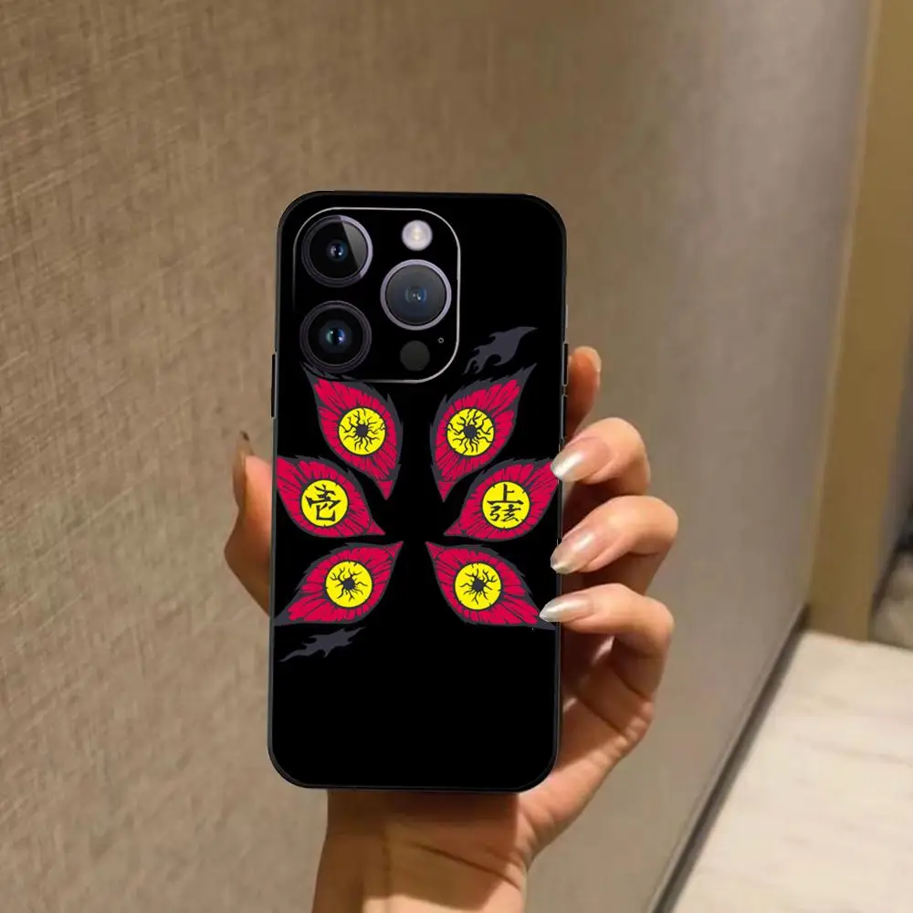 حافظة هاتف D_demon S_slayer موضة xx حافظة هاتف لهاتف 15 Pro MAX 14 11 12 13Mini X XS XR 6 7 8 Plus حماية من السيليكون الناعم