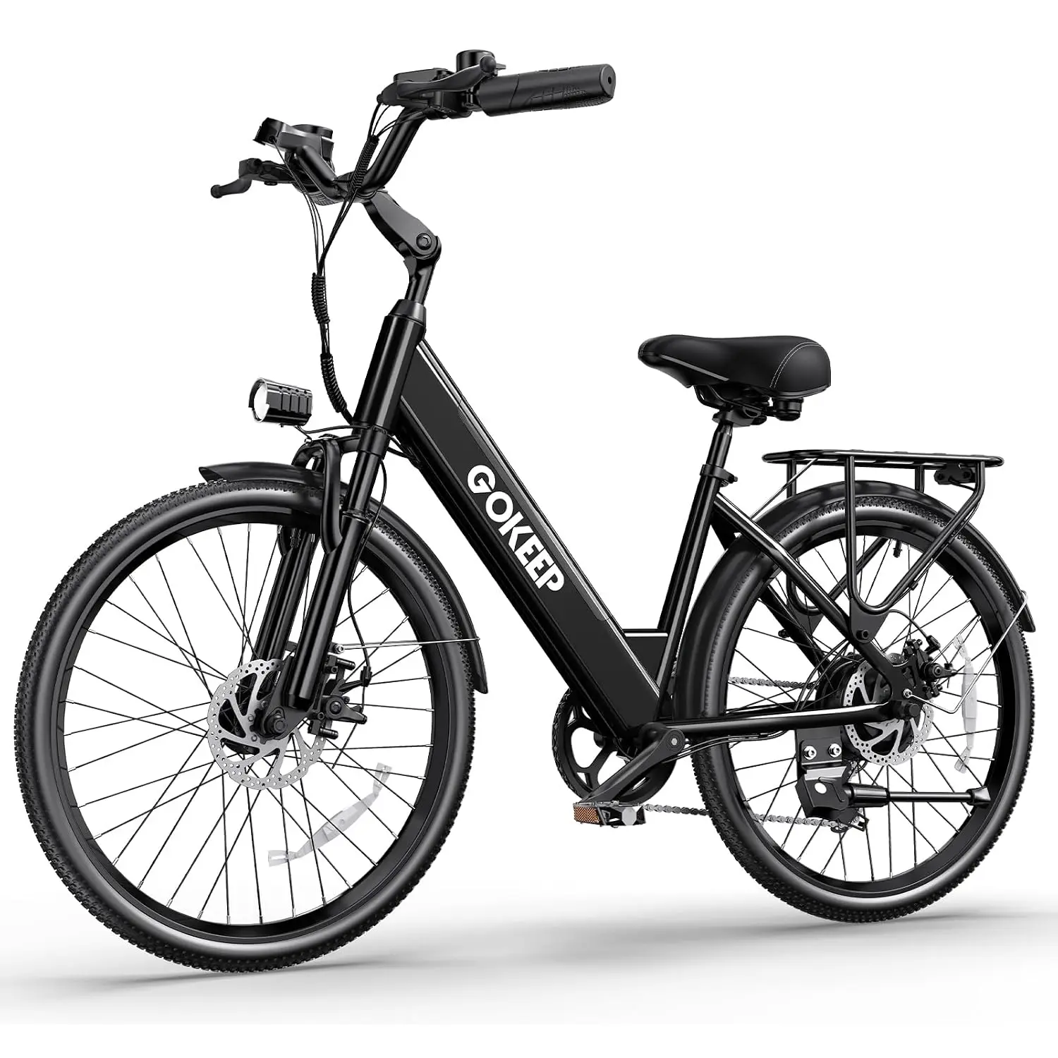 1300W 48V 15.6Ah Electric Bike 20MPH 75-86Miles PAS Range 26