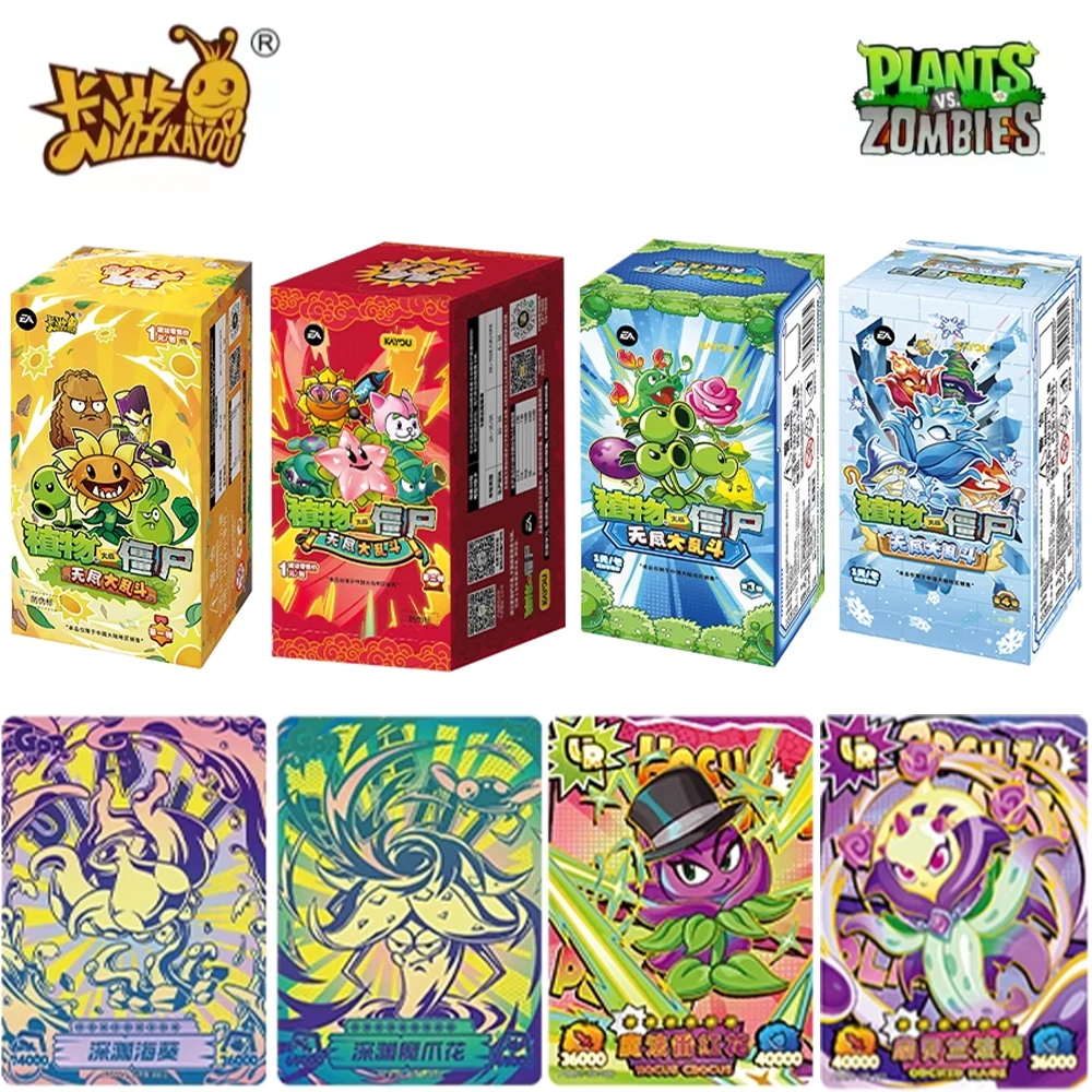 

KAYOU оригинальные растения против. Карты зомби, бесконечный клуб, чудесное естественное путешествие, сбор волшебника, коллекционные карты, подарочные игрушки