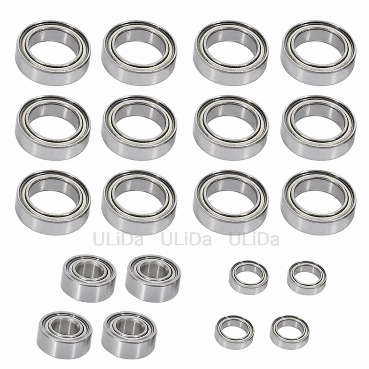 20 piece ball bearing set BE001 BE002 BE003 / 10x15x4mm 5x10x4mm 5x8x2.5mm for JLB Racing CHEETAH 11101