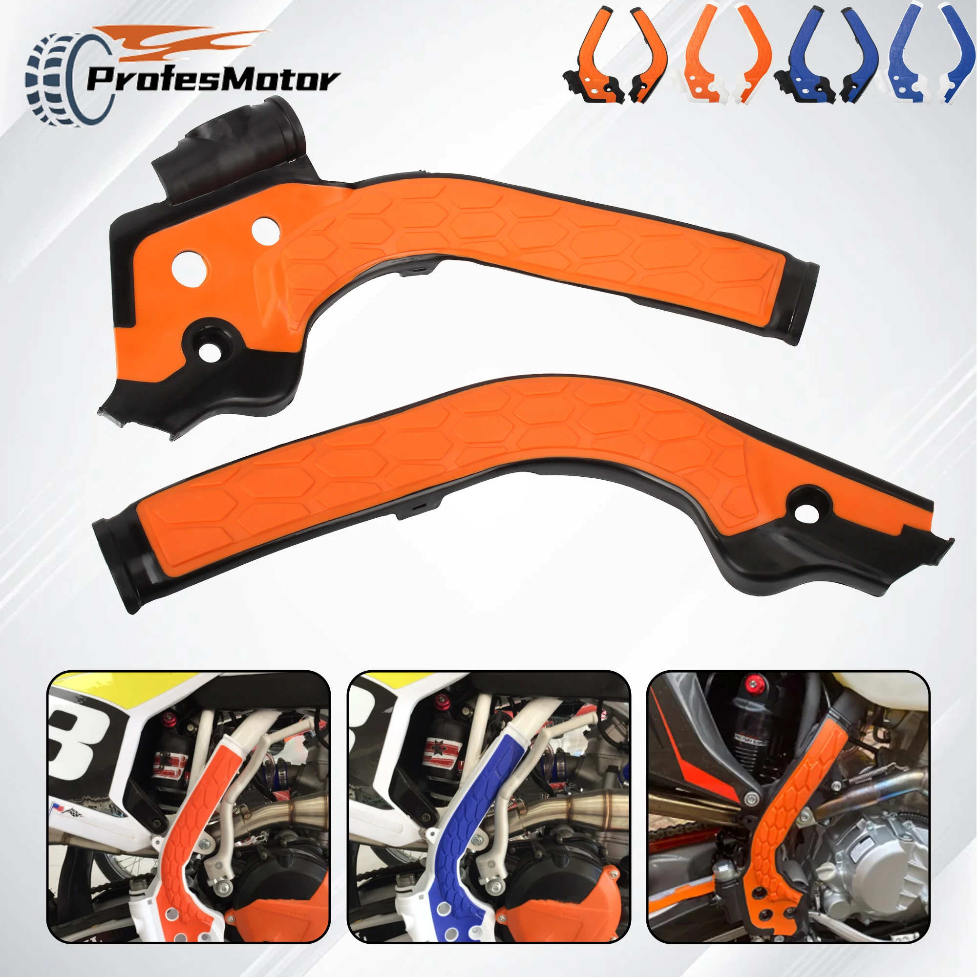 

Motorcycle X-Grip Frame Guard Protection Cover For KTM SX SXF EXC EXC-F 125 To 500 For Husqvarna FC FE TC TE TX Dirt Bike Parts