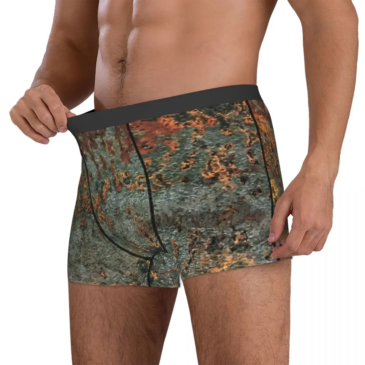 Boxer Unterhose Shorts Rost Höschen Herren Weiche Unterwäsche für Homme Mann Freund Geschenk