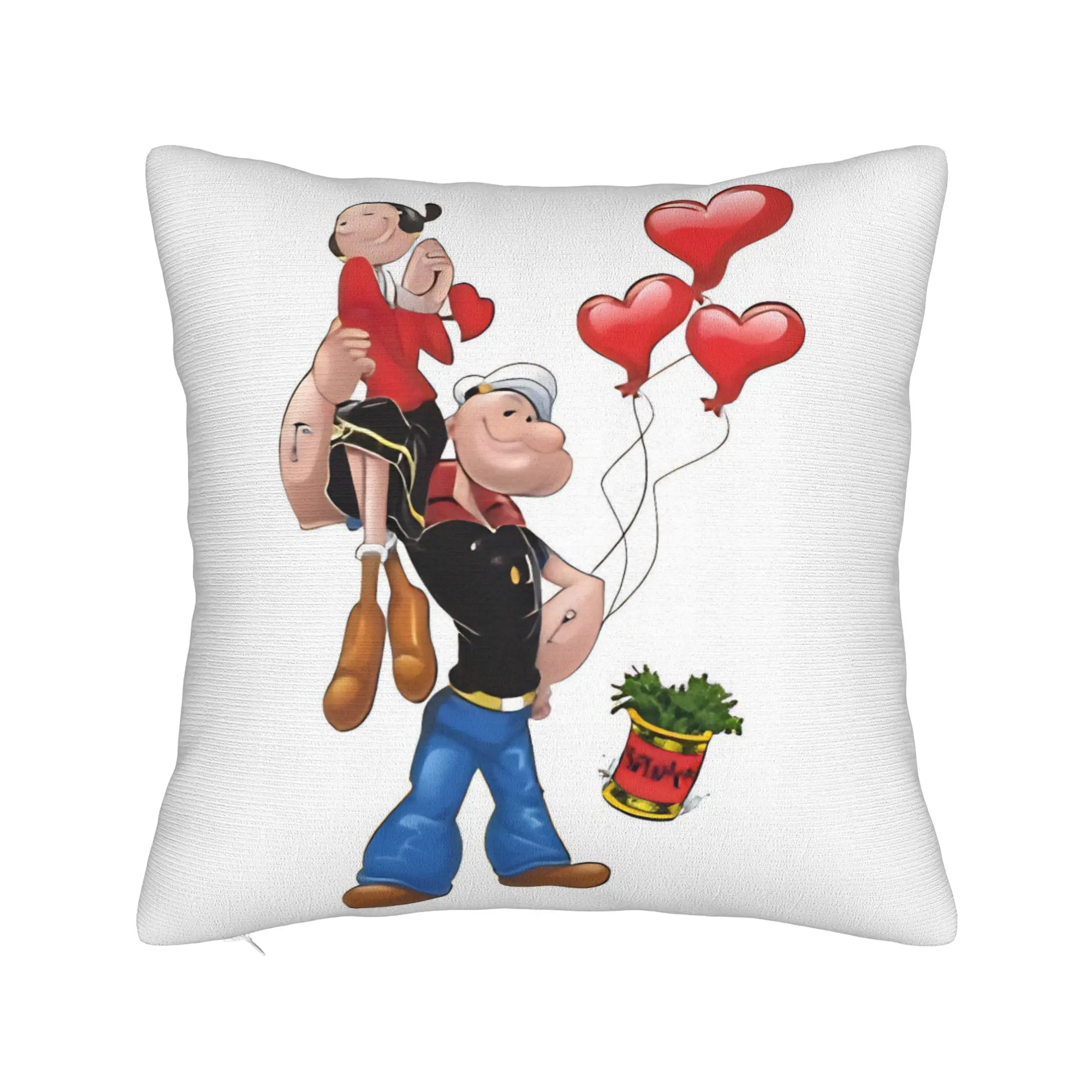 Bluto and Olive Oyl Pillow Case  Comfy Pillow Cover For Living Room Chair Novelty Pillowcases