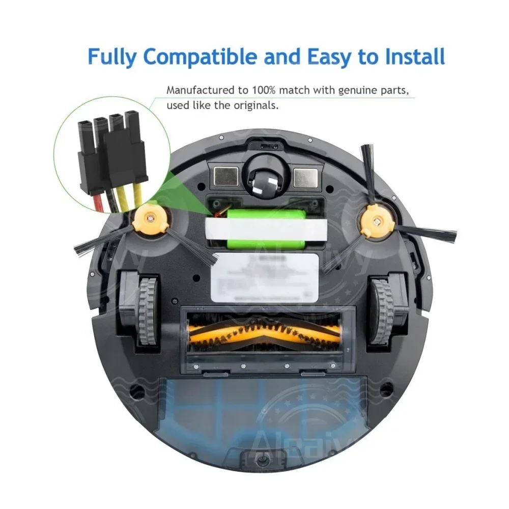 بطارية بديلة أصلية 14.4 فولت 2600 مللي أمبير في الساعة لروبوت Proscenic Cocoa Smart 780T,790T، مكنسة كهربائية Conga 1290 1390 1490 1590