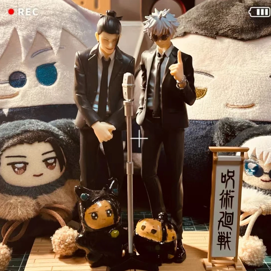 Auf Lager 1-2 Stück Jujutsu Kaisen DIORAMA Satoru Gojo Geto Suguru Suit See Anime Figure Model Toys in Box Statuette Birthday Gift