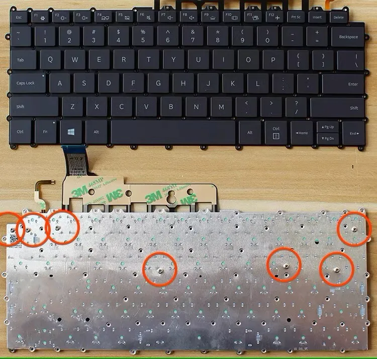 New for Samsung Galaxy Book S NT767XCL NP767XCL Laptop US Keyboard