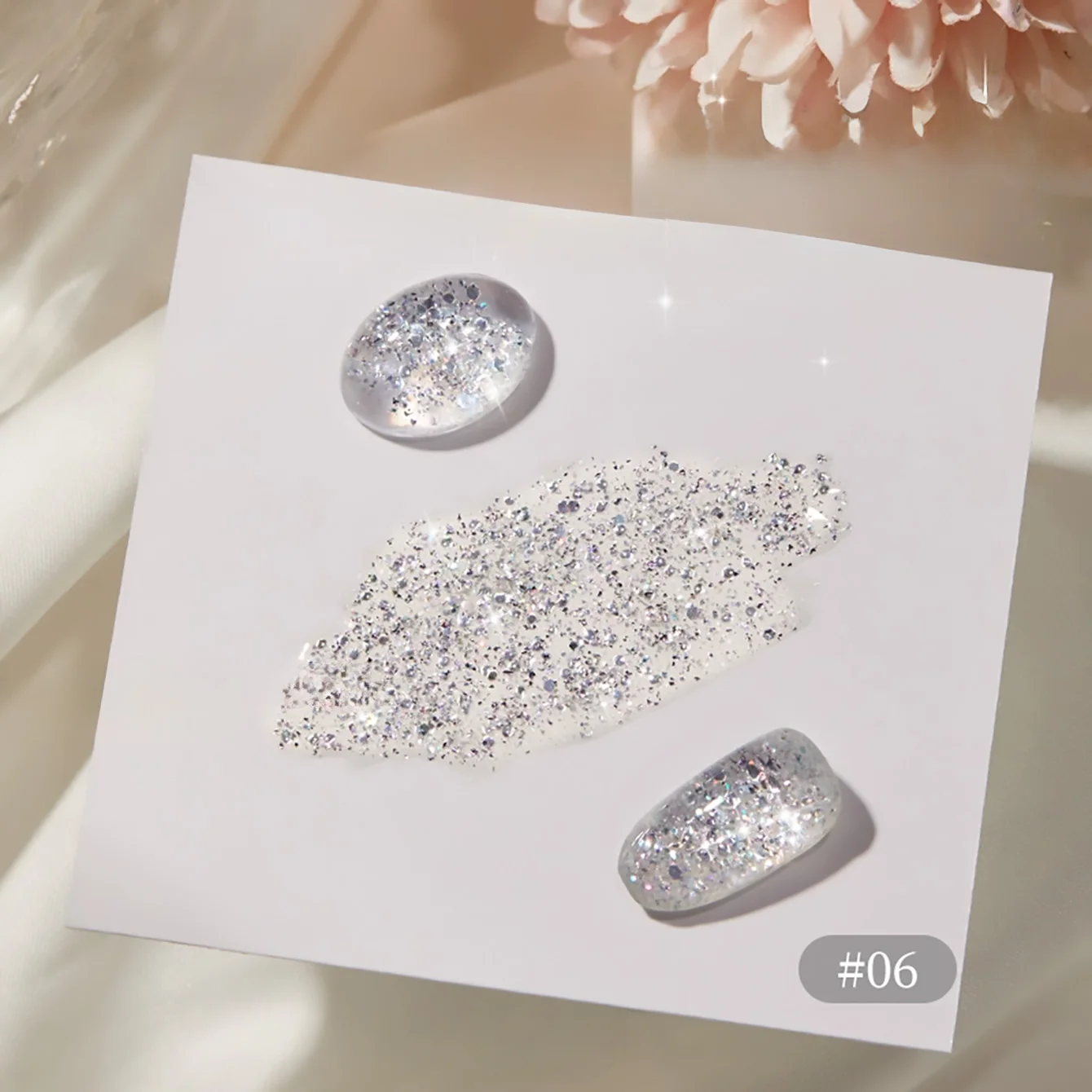 1 قطعة WS الخريف الأظافر عيد الميلاد الأظافر الأبيض الأزرق الترتر بريق هلام طلاء الأظافر الغراء شعبية تبييض وامض مستلزمات الأظافر #6