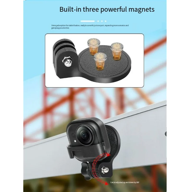 Magnetic Backplate Base For Insta360 Go Ultra Magnetic Backplate Stand Camera Accessories