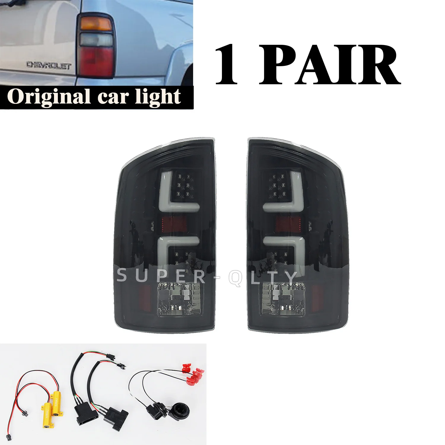 

Для Dodge Ram 1500 2007-2008/2500 3500 2007-2009 светодиодный задний фонарь в сборе с тормозом и указателем поворота