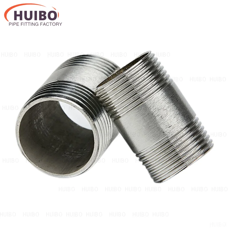 

1pcs SS 304 Stainless Steel Pipe Fittings 1/4" 3/8" 1/2" 3/4" 1" 1-1/4" Male Threaded Through Unite Water Connection Adapter