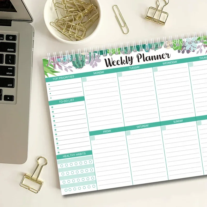 52 Sheets Weekly Planning Notepad Wide To Do Planner With Notes Daily Schedules Top Priorities Achieve Your Goals Tasks