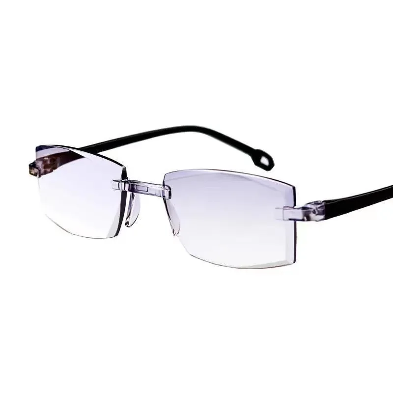 Auto Zoom Rimless Reading Glasses Women Blue Light Blocking Glasses Presbyopic Eyeglasses Frame Anti Radiation Magnifying Glass - Image 6