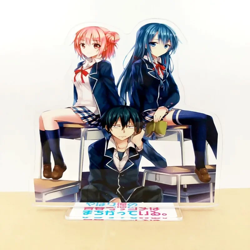 Hot sale My Teen Romantic Comedy SNAFU Climax! Hachiman Yukino Yui  acrylic standee figurines  anime desk decoration