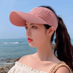 1 Pcs Spring And Summer Fish Scale Sky Top Sun Hat Knitted Duckbill Hat Outdoor Tourism Sun Protection Sports Baseball Hat