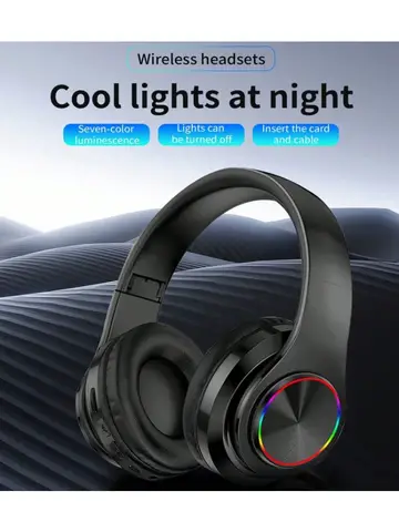 B39 Head-mounted Wireless Bluetooth Headphones With Mic Noise Cancelling Headsets Stereo Sport Gaming Earphones New