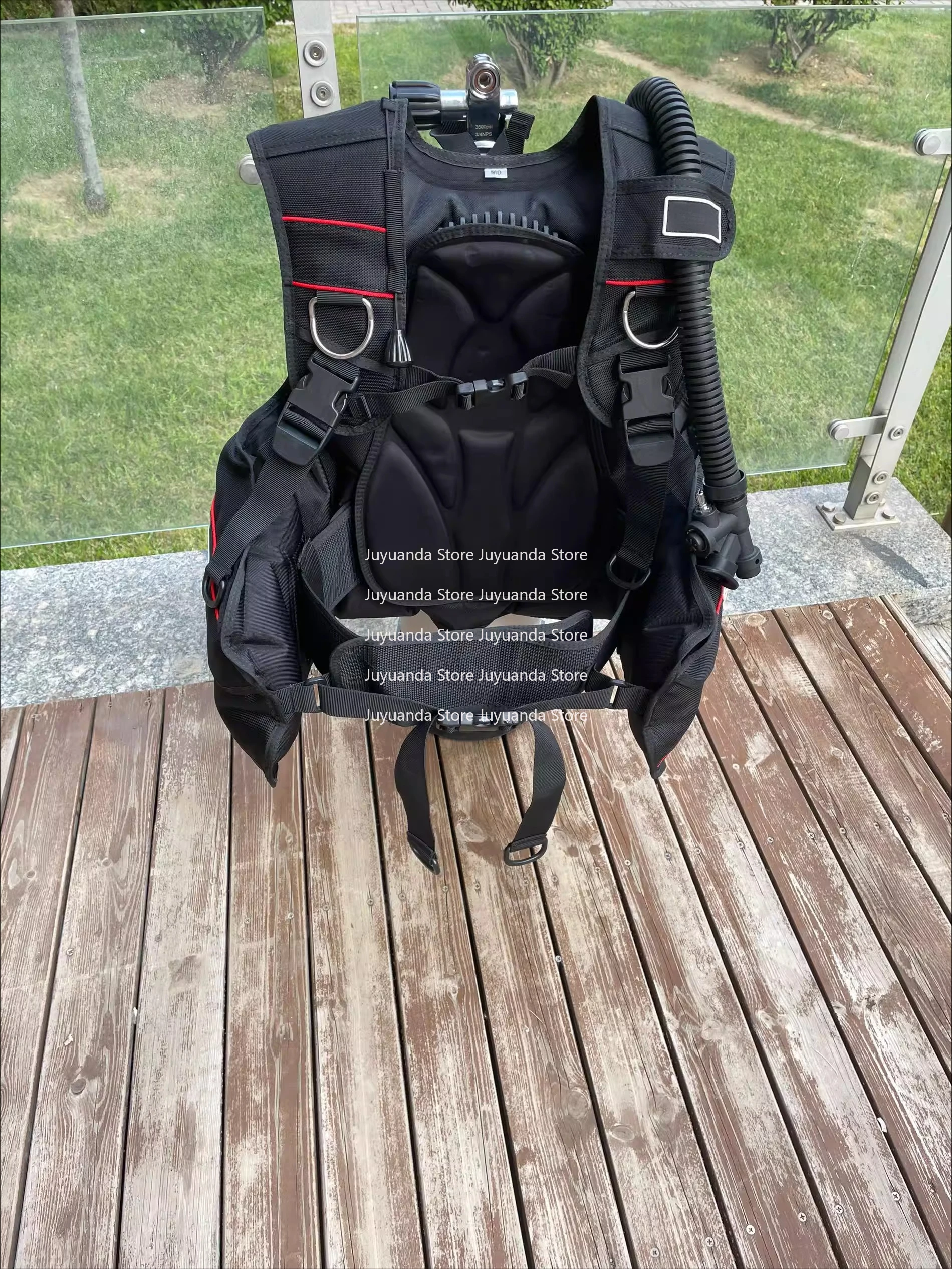 Men and Women Buoyancy Adjustment Controller Back Fly Buoyancy Vest Vest Back Rack Diving