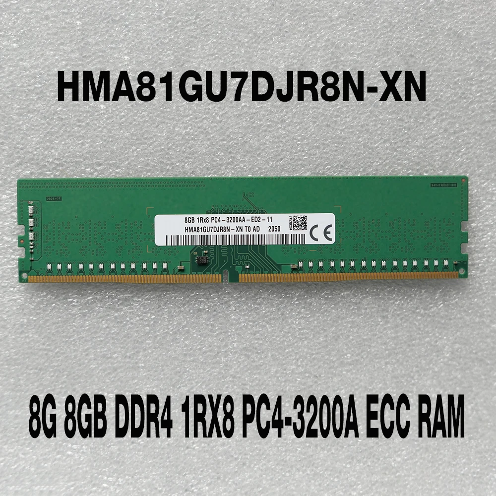 

1PCS HMA81GU7DJR8N-XN 8G 8GB DDR4 1RX8 PC4-3200A ECC RAM For SK Hynix Memory