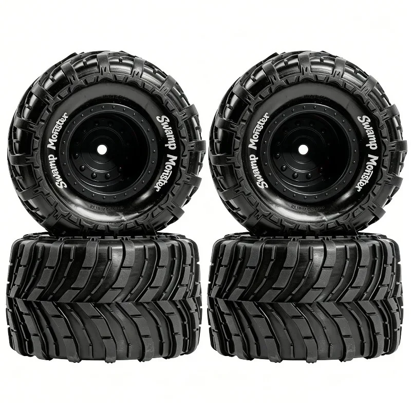 4PCS 1/14 1/16 RC Monster Truck Tires Wheels for Arrma Kraton MJX  Racing SuccXu WLtoys RC Car Upgrade Part