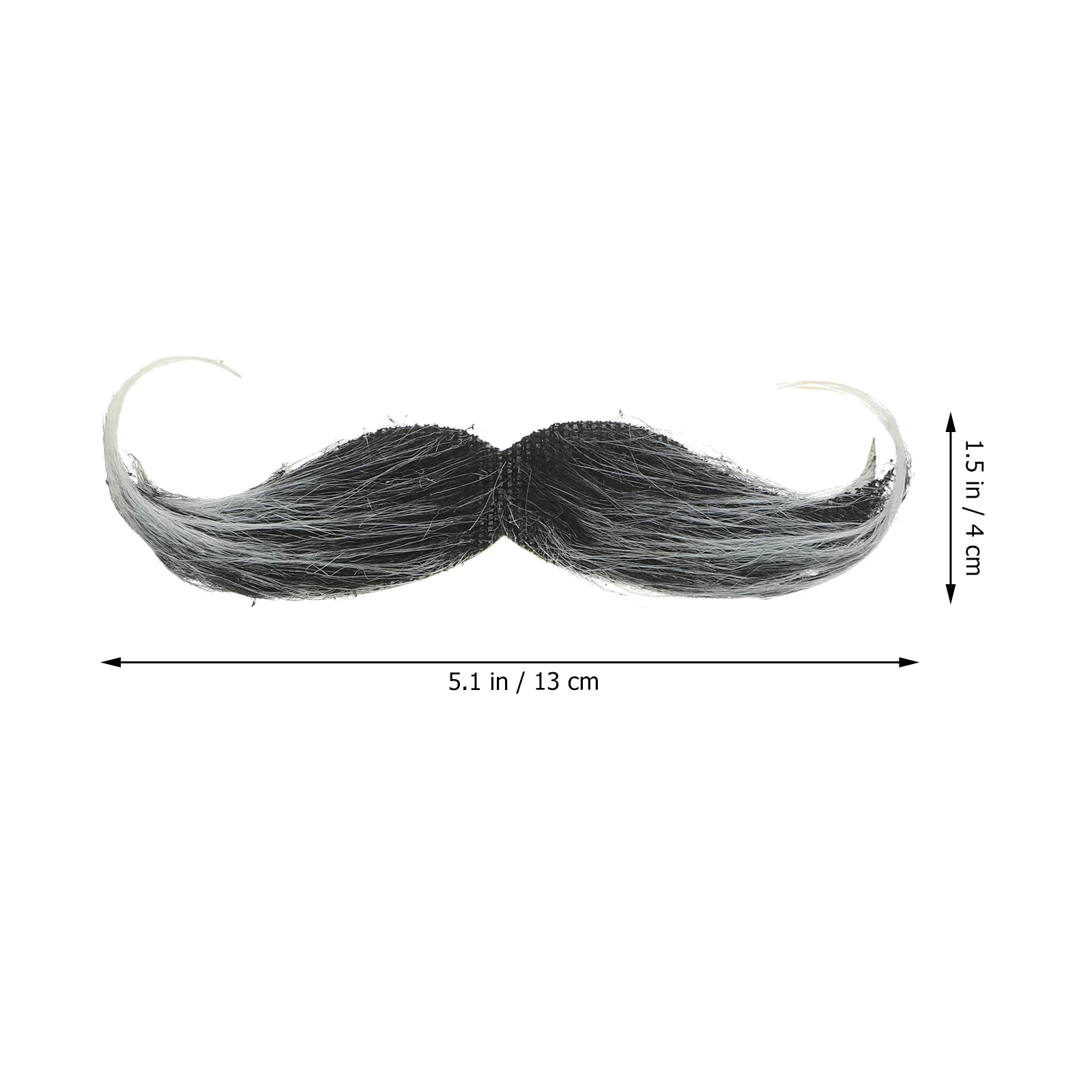 2 Pcs Halloween Beard Simulated Fake Mustache Cosplay Ornament Decorative for Handlebar