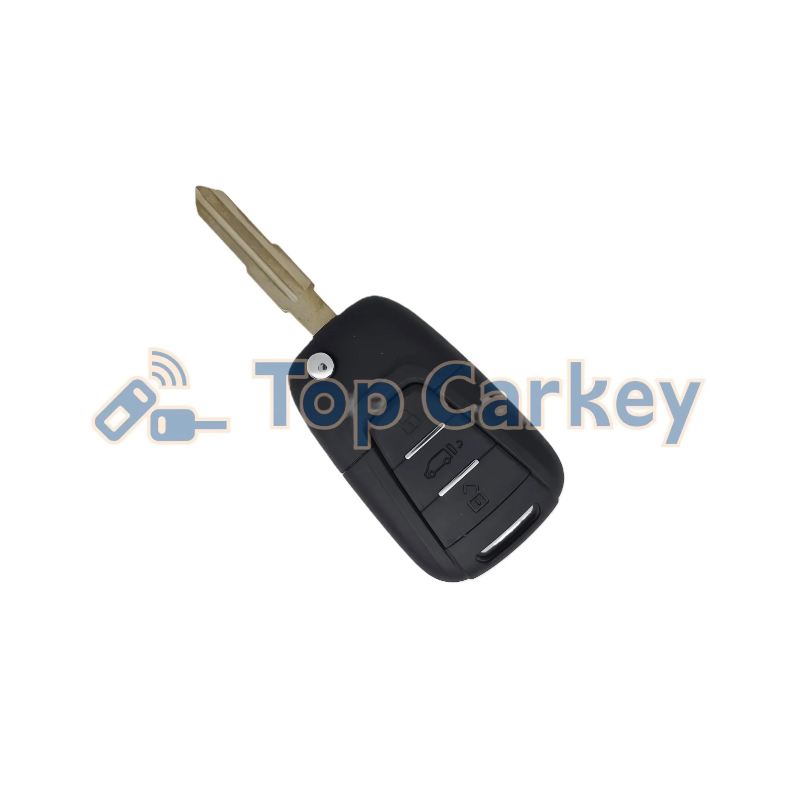 TopCarkey Original OEM Remote Flip Key Fob 3 Buttons ID46 Chip 433MHz for SAIC MAXUS LD100 LDV V80 Temsa Maxus