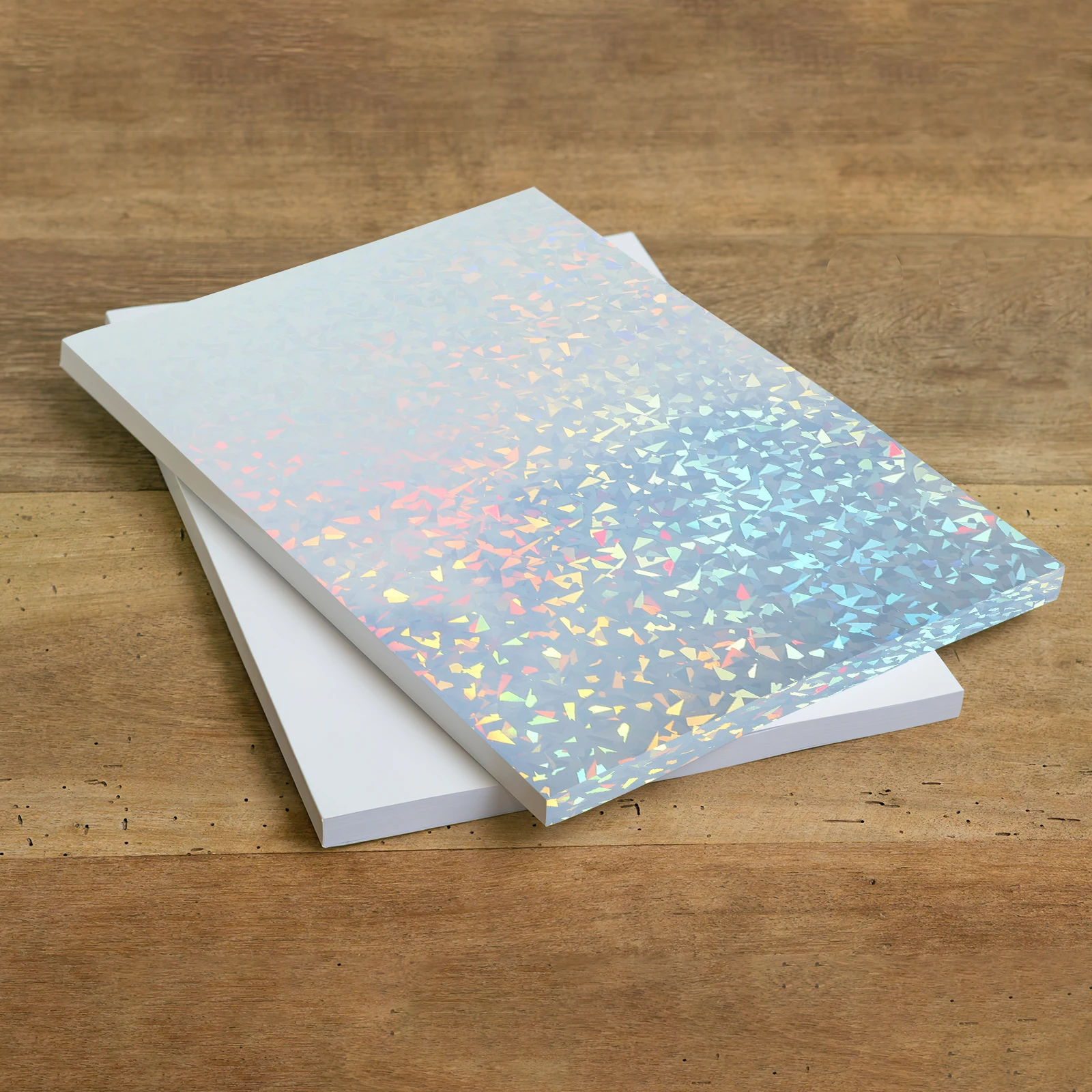

10 Sheets Color Vinyl Stickers Self-adhesive Holographic Printing Paper Colored Pvc