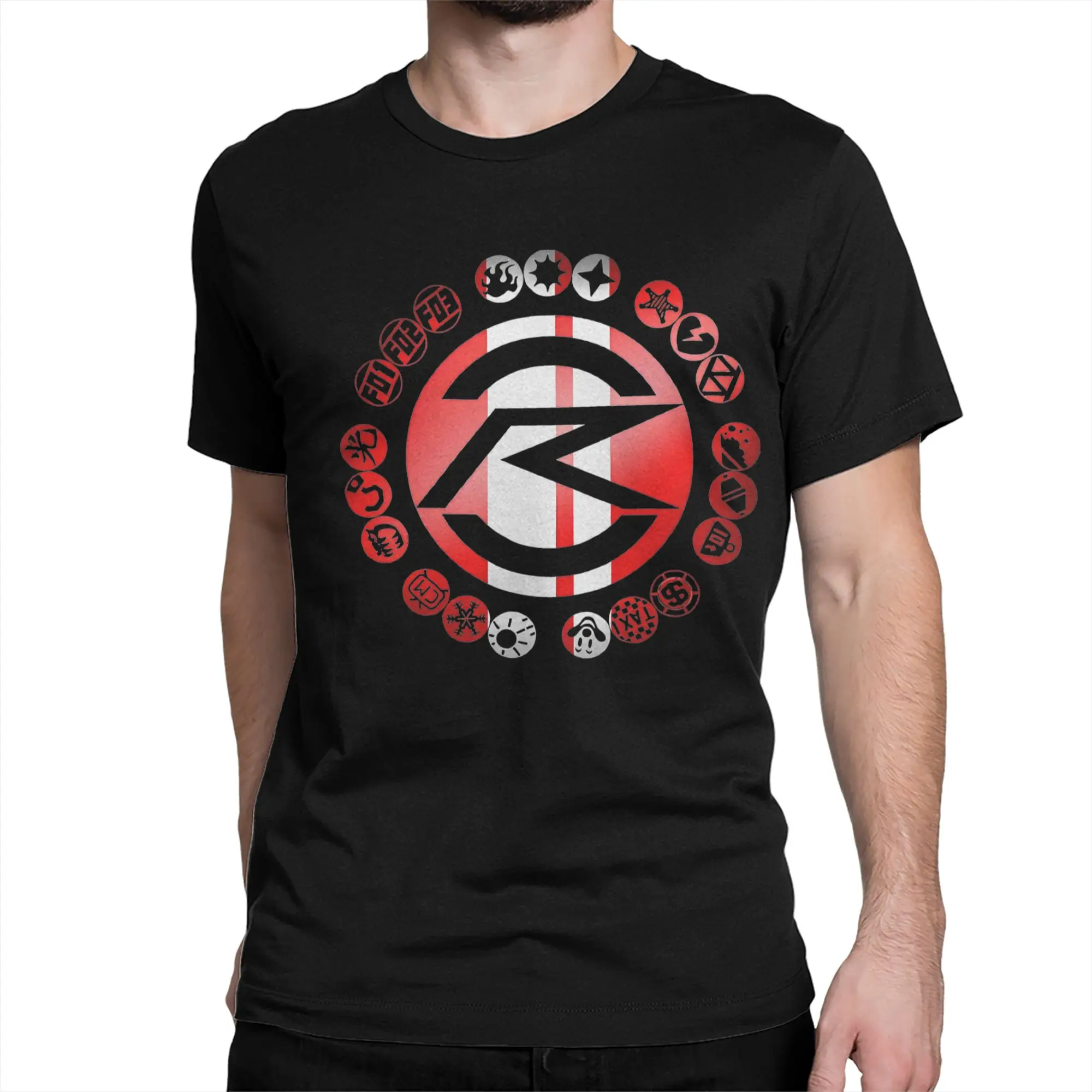 Men Women's T-Shirts Kamen Rider Drive Type Tridoron Emblem Cotton Tee Shirt Short Sleeve  T Shirt Crewneck Clothes Graphic