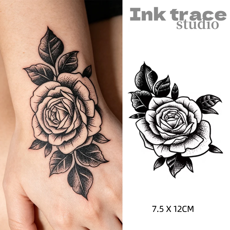 1-2pcs-adesivo-de-tatuagem-temporaria-semipermanente-de-flor-tatuagem-falsa-magica-a-prova-d'Agua-dura-ate-15-dias-decalque-de-arte-corporal