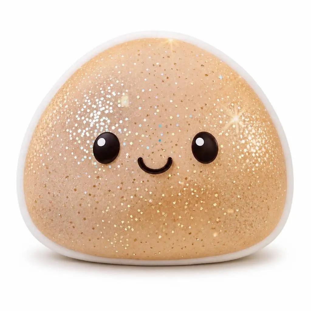 Gold Glitter Cream Squishy Dumpling Plush Pillow Cushion Irregular Stuffed Throw Pillow Home Decor Gift Sofa Bed Couch