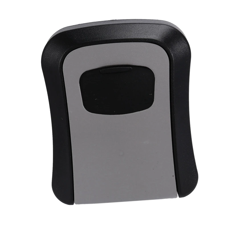 Hot-10X Key Lock Box Wall Mounted Key Safe Box Weatherproof 4 Digit Combination Key Storage Lock Box Indoor Outdoor