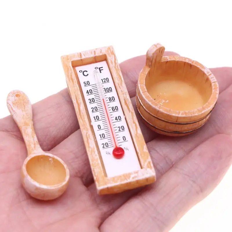 1:12 casa de bonecas em miniatura sauna cena adereço modelo acessórios móveis decoração para casa brinquedo casa de boneca acessórios