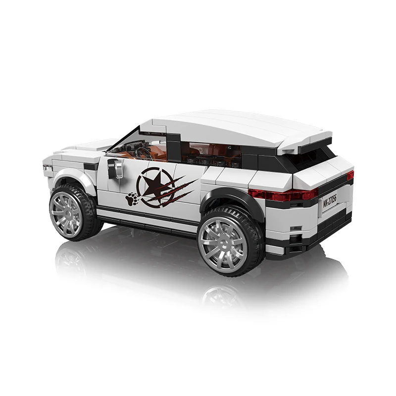 MOC 27056 Auto Model Bouwstenen Beroemde Serie Met Display Box 451 STKS Gemonteerd Collectible Voertuigen Speelgoed Kleine Bakstenen Geschenken