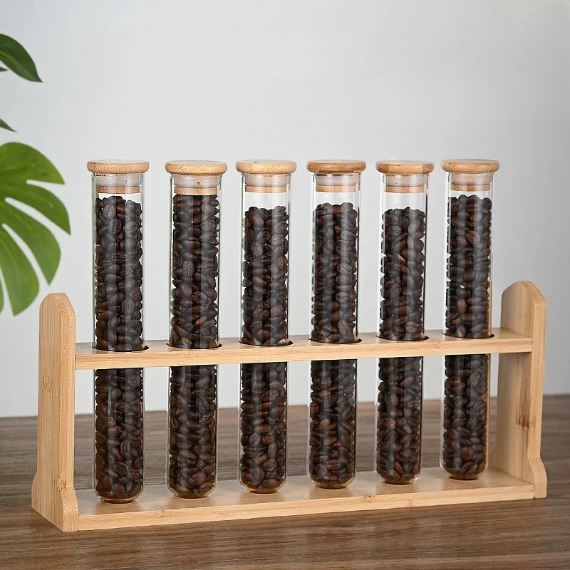 

Display Bottle Espresso Tools Tea Medicinal Scent Bottle Barista Accessories Coffee Bean Packaging Test Tubes Storage Beans Bar