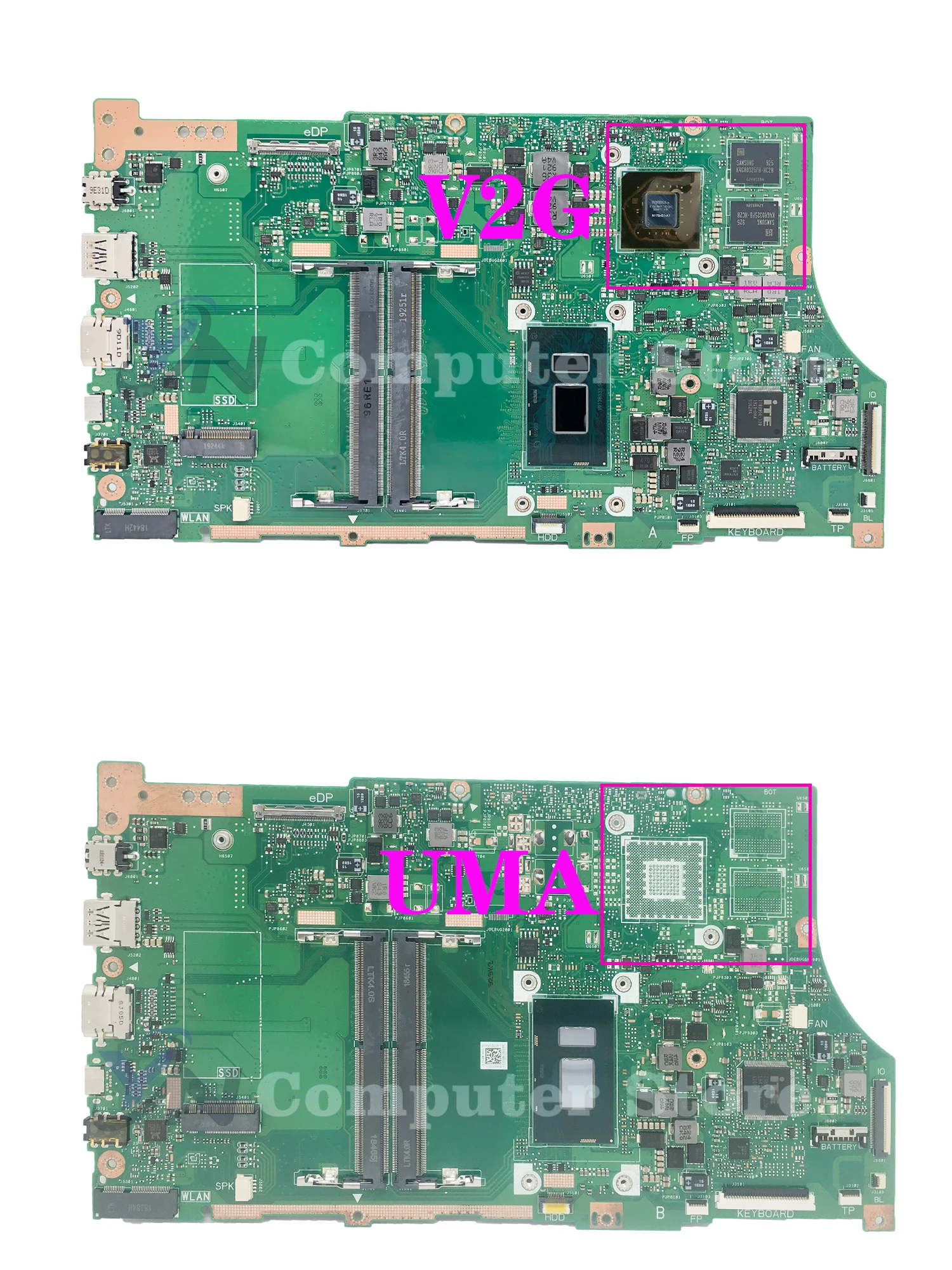 Scheda madre X530UN per ASUS X530UA X530UF A530U F530U V530U R530U K530U S530U X530UNO scheda madre del computer portatile I3 I5 I7 8th Gen