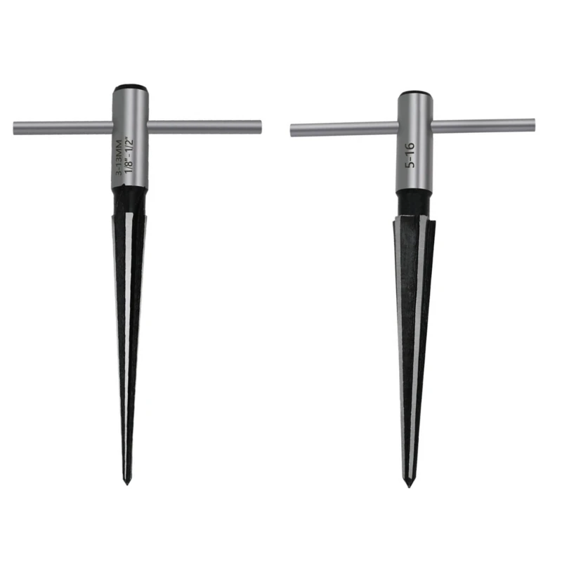 Hand Taper Reamer 3-13mm 5-16mm Opening Countersunk Head Cutting Tool Handle Tapered Chamfer Metal Plastic Dropship