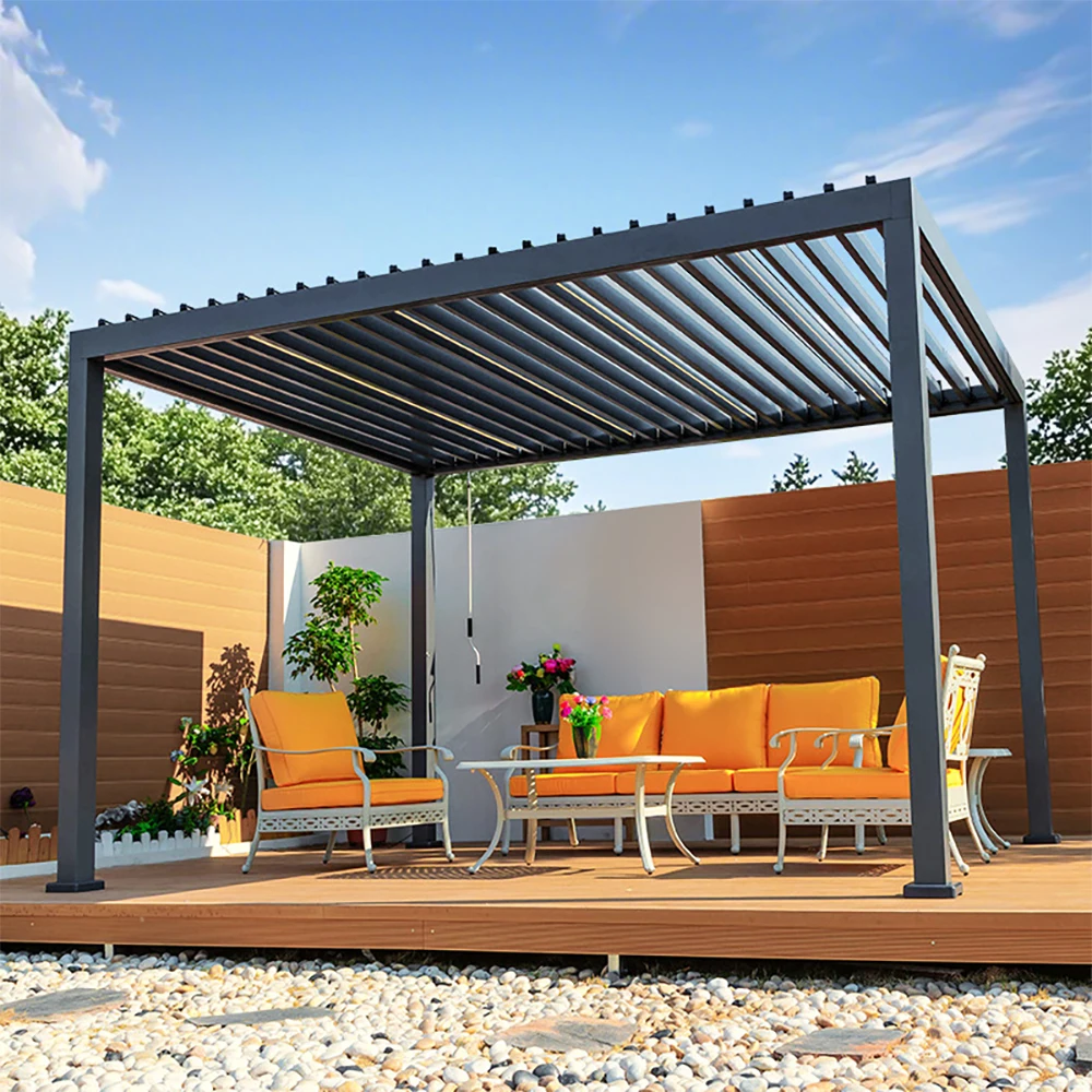 Pérgola Bioclimática de Alumín - Smart Garden Electric Pergola avaliação e preço
