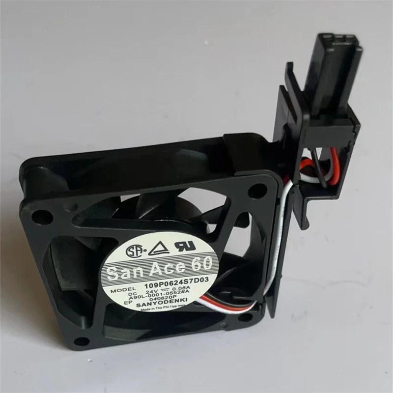 Ventola a flusso assiale 60x60x15mm 6015 109P0624S7D03 24V 0,08A A90L-0001-0552 # Una ventola di raffreddamento CC