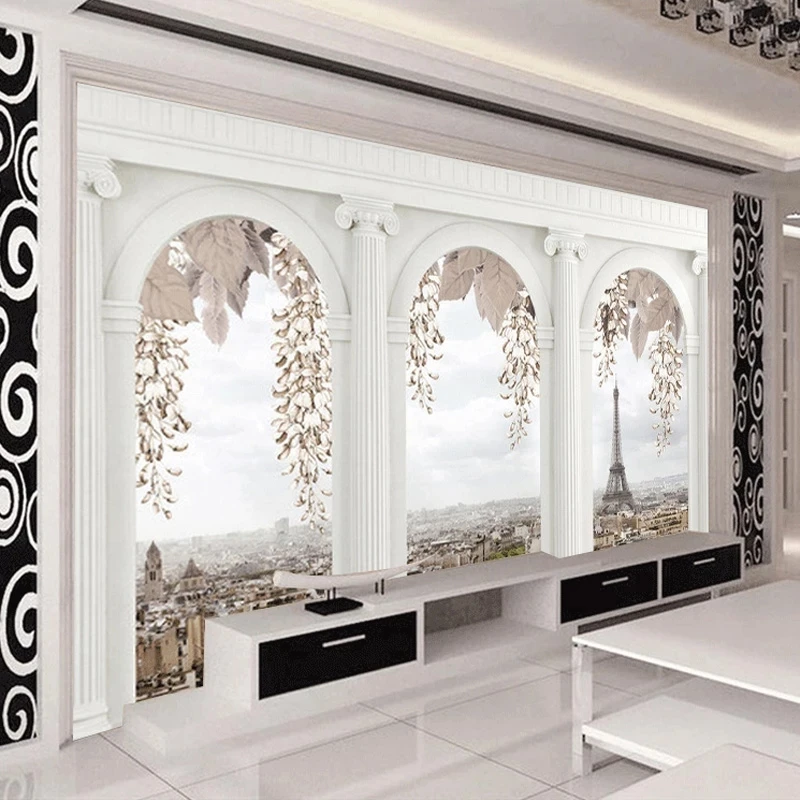 Custom 3D Mural Wallpaper Roman Column Photo Photography Bedroom Living room sofa TV background wall restaurant study Hotel 8d