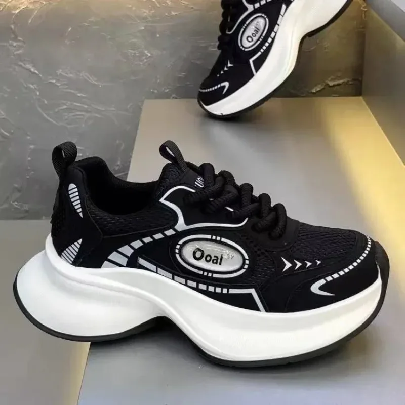 

Trendy Mesh Sports Shoes Men's Platform Sneakers Retro Fashion Cool Style Men's Shoes Breathable Shoes for Men Кроссовки Мужские