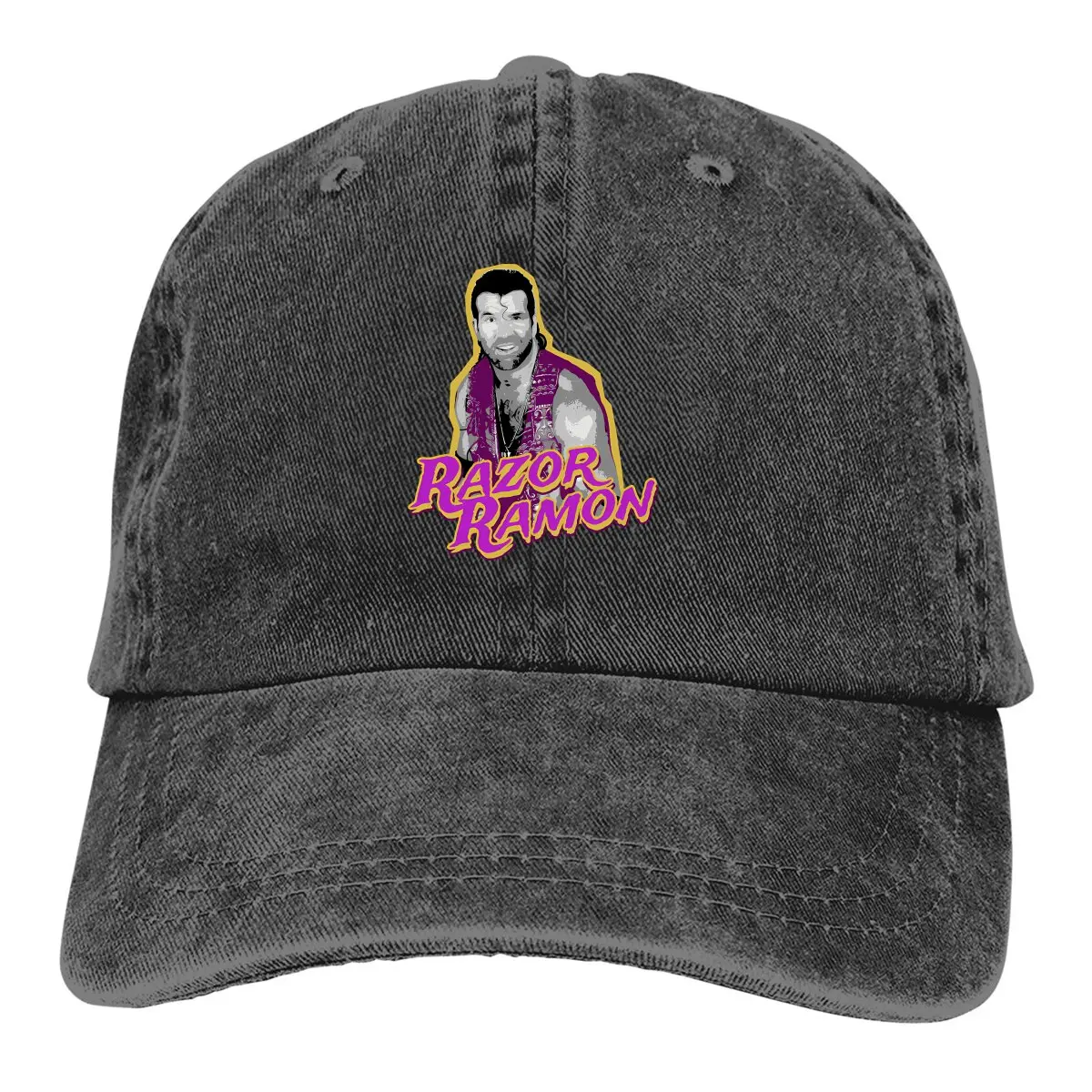 Washed Men's Baseball Cap Bad Guy Trucker Snapback Caps Dad Hat Razor Ramon Golf Hats