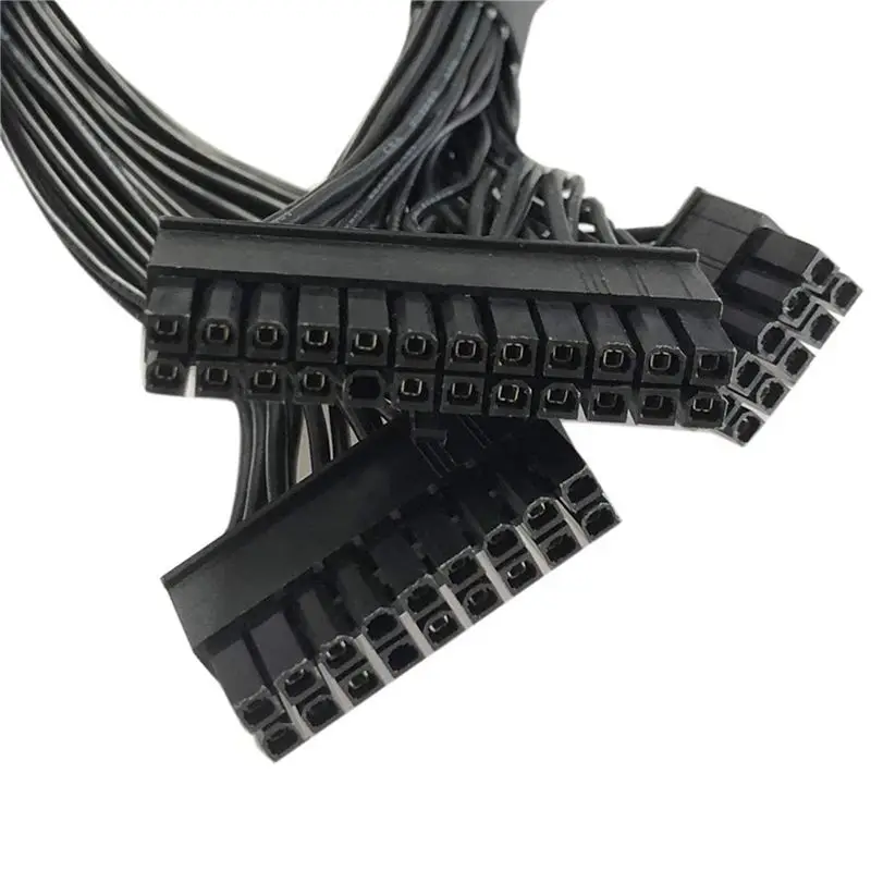 Leading-2X 18 P + 10 PIN To 24 PIN Mother Board Cable Replacement For EVGA Supernova 650 750 1000 G2 G3
