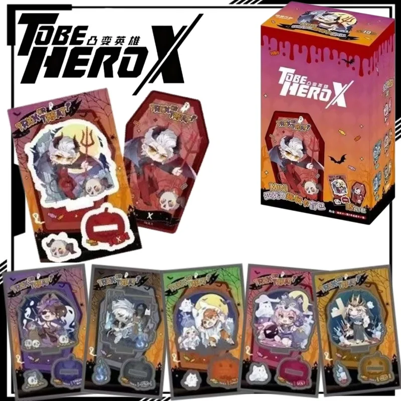 

TO BE HERO X Collectible Card Cartoon E-Soul Acrylic Card Full Box Anime Merchandise Holiday Gift Trendy Toy Collection Display