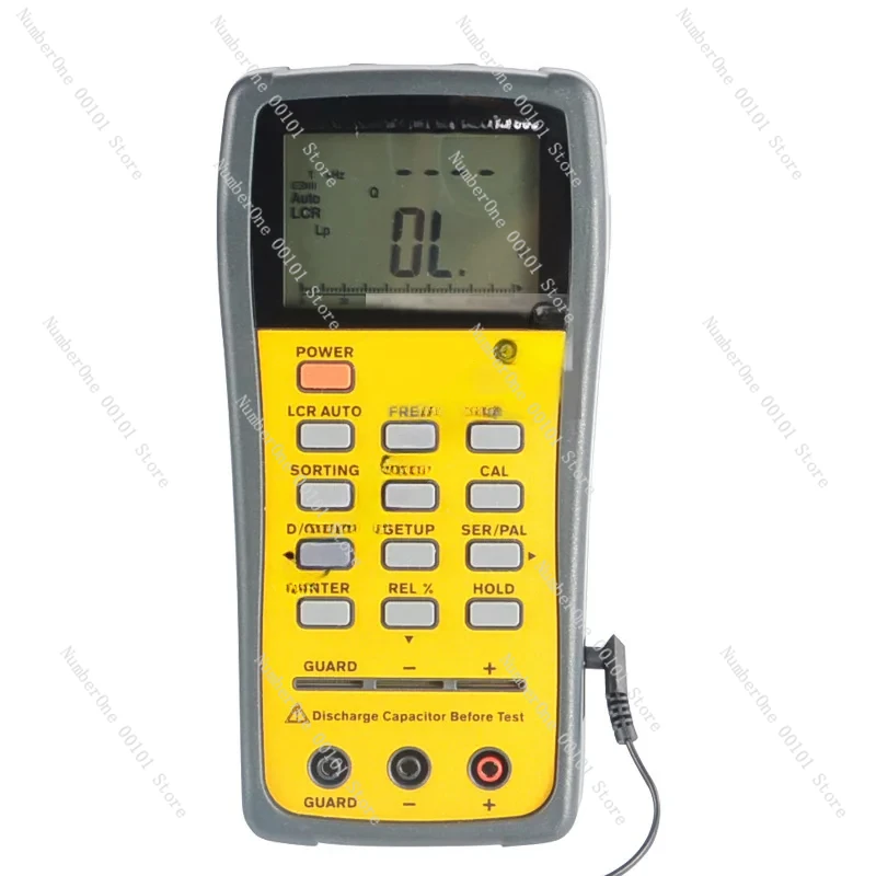 DE-5000 True Four Line Digital LCR Bridge Meter Multimeter High Precision Inductance Capacitance Meter Resistance Tester