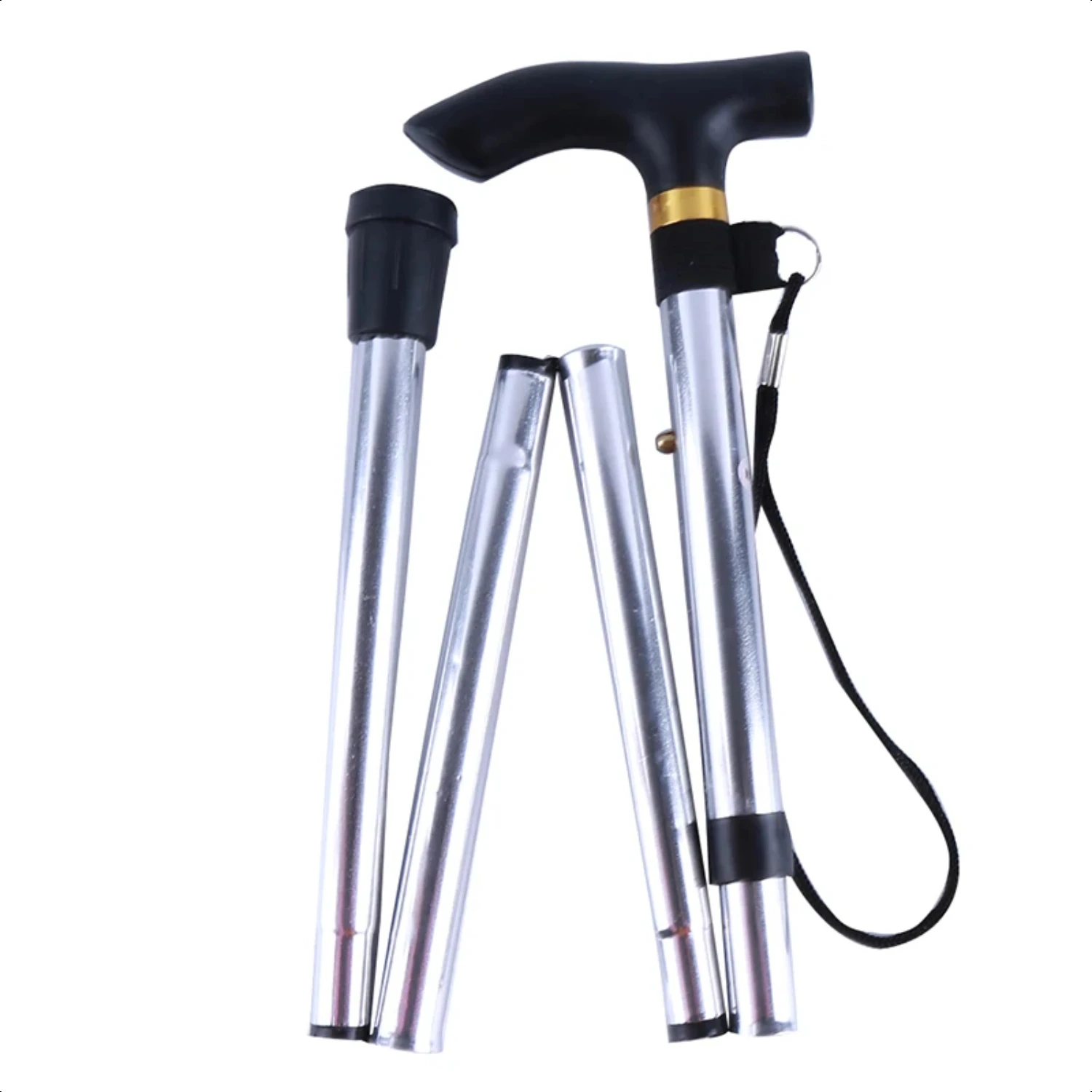 Collapsible Telescopic Folding Cane Elder Cane Walking Trusty Sticks Elder Crutches  Mothers The Elder Fathers