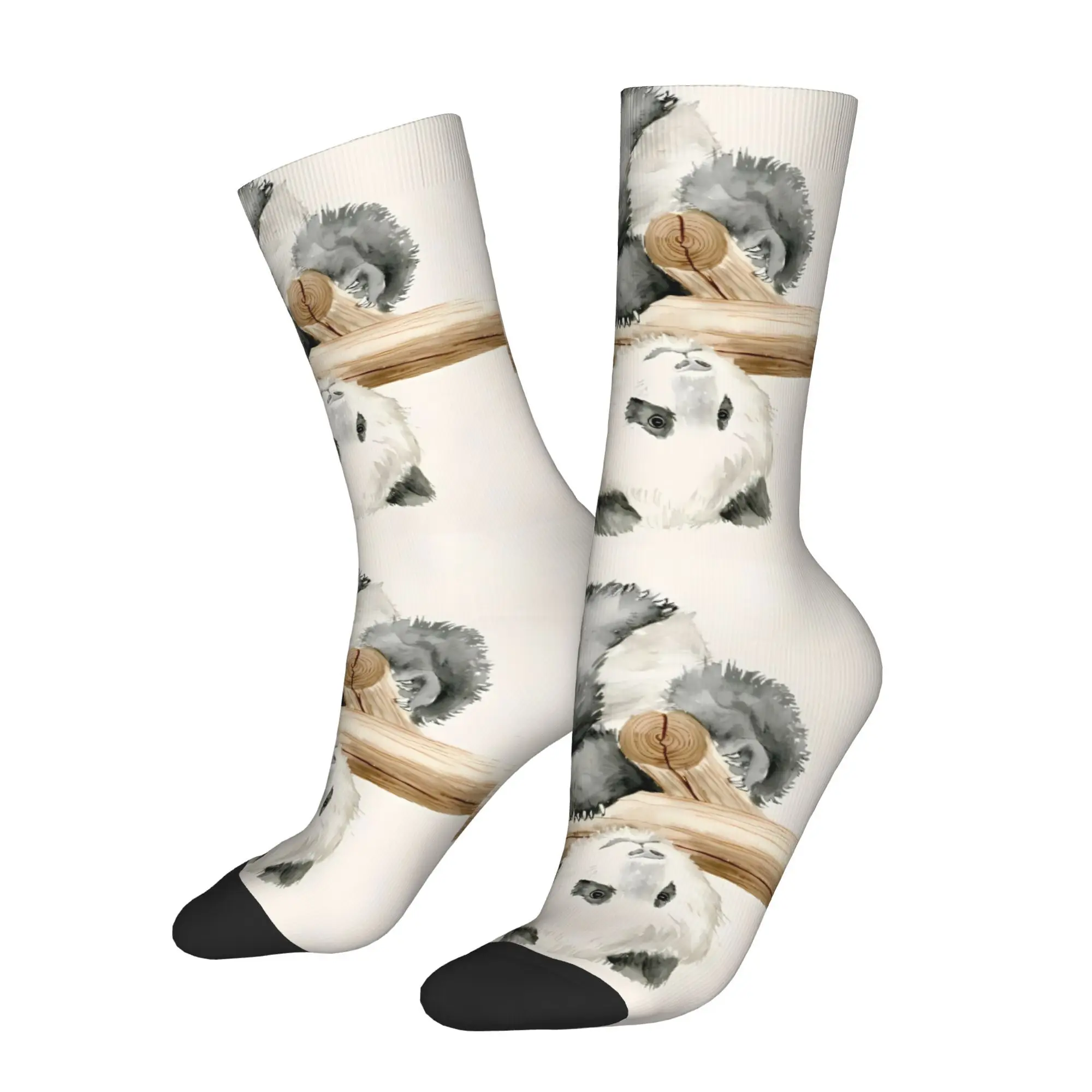 

Funny Sock for Men Panda Art Hip Hop Harajuku Happy Quality Pattern Printed Crew Sock Seamless Gift