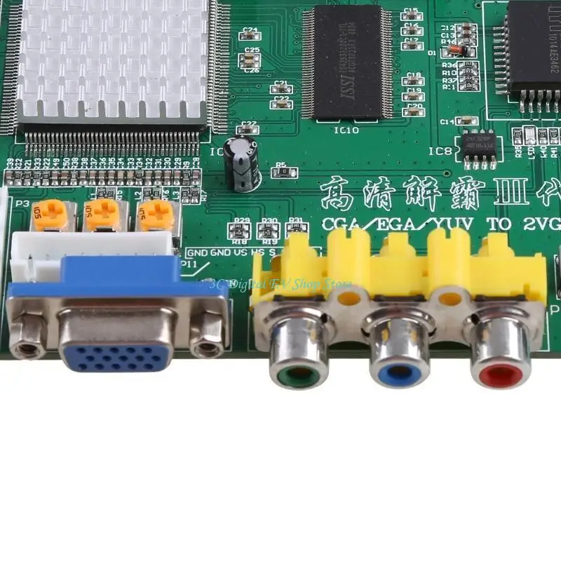 E74D Arcade Game RGB/CGA/EGA naar VGA Game Video Output Converter Board voor Arcade Game Monitor naar CRT LCD PDP -projector