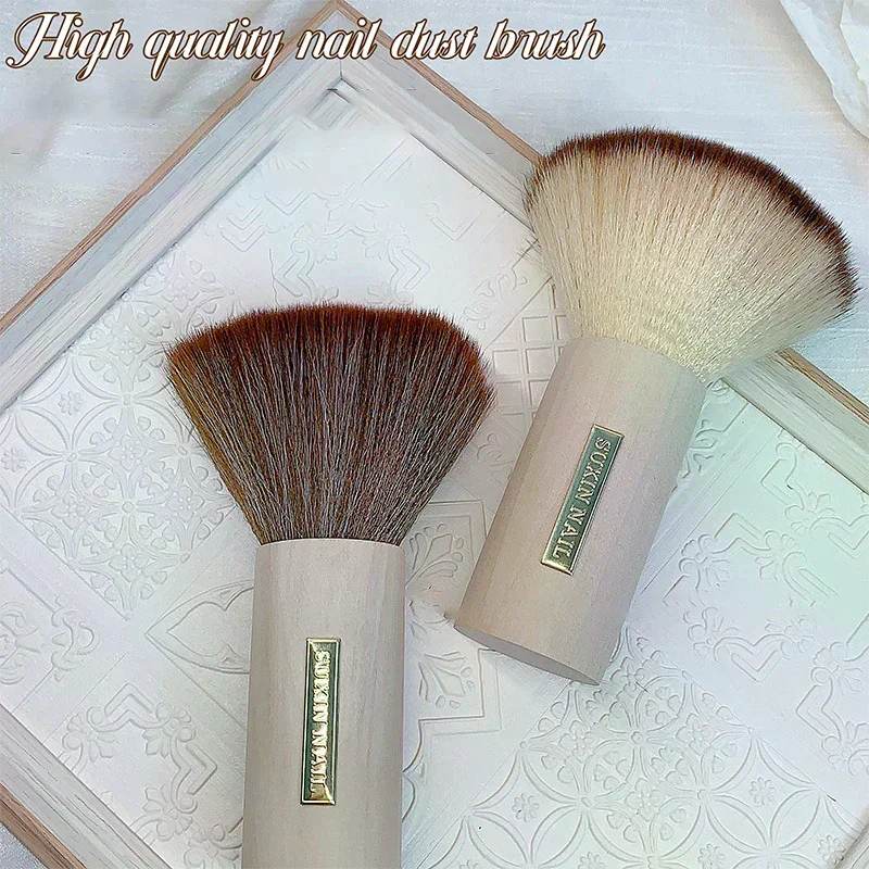 Nail Brush Gel Polish Tool Uv Round Dust Large-sized Remove Brushes Acrylic Powder Cleaning Manicure Accessories